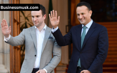 Matthew Barrett and Leo Varadkar